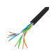 Lanberg LAN cable CAT.5e utp 305m solid cu black fluke