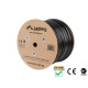 Lanberg LAN cable CAT.6 utp 305m solid outdoor gel-filled cu black fluke passed Lanberg LAN cable CAT.6 utp 305m solid outdoor gel-filled cu black fluke passed