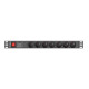Lanberg power distribution unit (PDU) 19"1U 16A 7 SOCKETS 2M, black Lanberg power distribution unit (PDU) 19"1U 16A 7 SOCKETS 2M, black
