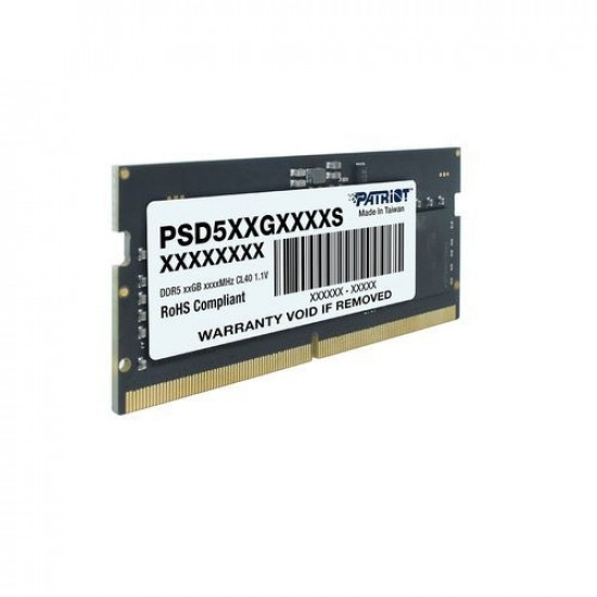 Patriot Signature SODIMM 8GB DDR5 4800Mhz Patriot Signature SODIMM 8GB DDR5 4800Mhz
