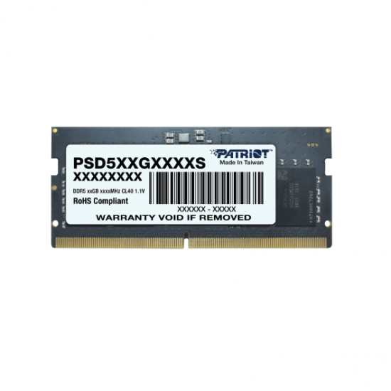 Patriot Signature SODIMM 8GB DDR5 5600Mhz Patriot Signature SODIMM 8GB DDR5 5600Mhz