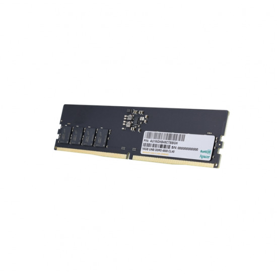 Apacer 16GB Desktop Memory - DDR5 DIMM 4800 MHz Apacer 16GB Desktop Memory - DDR5 DIMM 4800 MHz