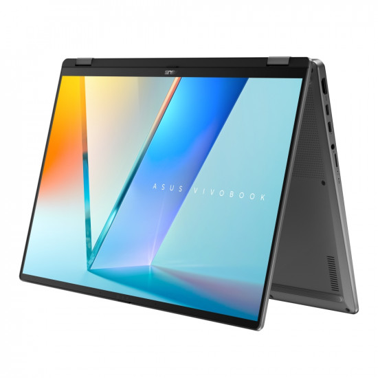 Лаптоп Asus Vivobook Flip TP3607SA-RJ004W,Intel Ultra 5 226V 16GB 2.1 GHz (8MB Cache, up to 4.5 GHz,)16.0 OLED WQXGA+(WQ+) 2880X1800 16:10 Bend+400nits(HDR) Glare , LPDDR5X 16GB ( onbd) 512 GB SSD, Windows 11, Matte Gray + Backpack Лаптоп Asus Vivobook Flip TP3607SA-RJ004W,Intel Ultra 5 226V 16GB 2.1 GHz (8MB Cache, up to 4.5 GHz,)16.0 OLED WQXGA+(WQ+) 2880X1800 16:10 Bend+400nits(HDR) Glare , LPDDR5X 16GB ( onbd) 512 GB SSD, Windows 11, Matte Gray + Backpack