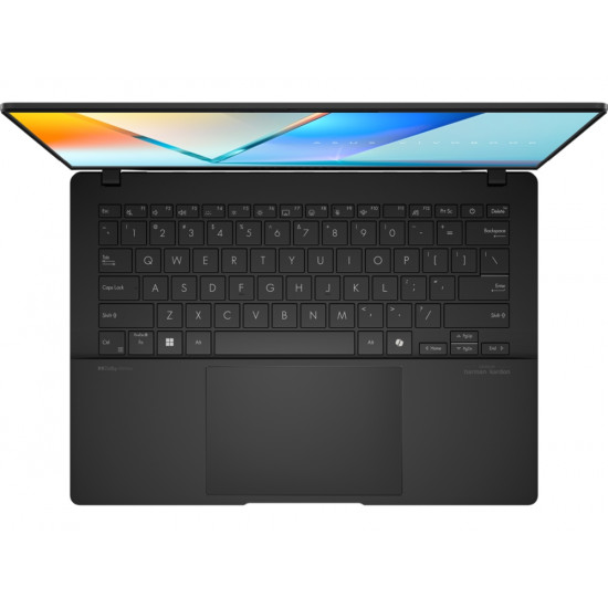 Лаптоп Asus Vivobook S S5406SA-QD149W,INTEL LNL Core Ultra 7 32GB, 14" OLED WUXGA(WU) 1920X1200 16:10,LPDDR5X 32GB  (on BD),1TB SSD,Backlit Chiclet Keyboard 1-Zone RGB with Num-key, Windows 11, Black, AI PC+Backpack