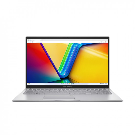 Лаптоп Asus Vivobook X1504VA-BQ1400,Intel i7-1355U 1.7 GHz (12MB Cache, up to 5.0 GHz),15.6"FHD (1920x1080) ,16GB DDR4 (8 on bd) 1TB SSDG4,Intel Iris X Graphics, No OS, Cool Silver Лаптоп Asus Vivobook X1504VA-BQ1400,Intel i7-1355U 1.7 GHz (12MB Cache, up to 5.0 GHz),15.6"FHD (1920x1080) ,16GB DDR4 (8 on bd) 1TB SSDG4,Intel Iris X Graphics, No OS, Cool Silver