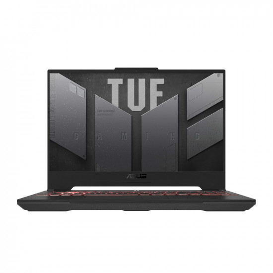 Лаптоп Asus TUF A15 FA507UV-LP014, AMD Ryzen 9 8945HS,15.6" FHD AG (1920x1080)144Hz, 16GB DDR5, 512 GB PCIe 4. RTX 4060 8GB GDDR6, Wi-Fi 6(802.11ax), Backlit Chiclet Keyboard 1-Zone RGB, No OS, Mecha Gray Лаптоп Asus TUF A15 FA507UV-LP014, AMD Ryzen 9 8945HS,15.6" FHD AG (1920x1080)144Hz, 16GB DDR5, 512 GB PCIe 4. RTX 4060 8GB GDDR6, Wi-Fi 6(802.11ax), Backlit Chiclet Keyboard 1-Zone RGB, No OS, Mecha Gray