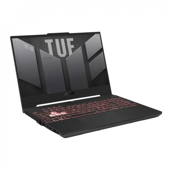 Лаптоп Asus TUF A15 FA507UV-LP014, AMD Ryzen 9 8945HS,15.6" FHD AG (1920x1080)144Hz, 16GB DDR5, 512 GB PCIe 4. RTX 4060 8GB GDDR6, Wi-Fi 6(802.11ax), Backlit Chiclet Keyboard 1-Zone RGB, No OS, Mecha Gray Лаптоп Asus TUF A15 FA507UV-LP014, AMD Ryzen 9 8945HS,15.6" FHD AG (1920x1080)144Hz, 16GB DDR5, 512 GB PCIe 4. RTX 4060 8GB GDDR6, Wi-Fi 6(802.11ax), Backlit Chiclet Keyboard 1-Zone RGB, No OS, Mecha Gray