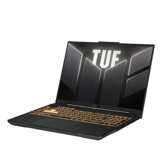 Лаптоп Asus TUF F16 FX607VU-RL048, Intel Core 5 210H 2.2 GHz (12MB Cache, up to 4.8 GHz, 8 cores, 12 Threads)16" WUXGA (1920X1200) 16:10 300nits Anti-Glare NTSC:45,144 Hz, 16GB DDR5 5200 Mhz ,1TB PCIe 4.0,RTX4050A6GB GDDR6, Wi-Fi 6(802.11ax)Backlit k Лаптоп Asus TUF F16 FX607VU-RL048, Intel Core 5 210H 2.2 GHz (12MB Cache, up to 4.8 GHz, 8 cores, 12 Threads)16" WUXGA (1920X1200) 16:10 300nits Anti-Glare NTSC:45,144 Hz, 16GB DDR5 5200 Mhz ,1TB PCIe 4.0,RTX4050A6GB GDDR6, Wi-Fi 6(802.11ax)Backlit k