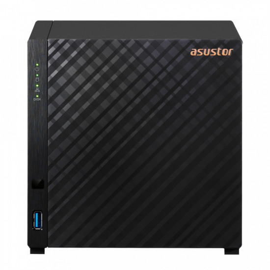 Asustor AS1104T 4 bay NAS, Realtek RTD1296, Quad-Core, 1.4GHz, 1GB DDR4 (not expandable), 2.5GbE x1, USB3.2 Gen1 x2, WOW (Wake on WAN), System Sleep Mode, hardware encryption, EZ connect, EZ Sync Asustor AS1104T 4 bay NAS, Realtek RTD1296, Quad-Core, 1.4GHz, 1GB DDR4 (not expandable), 2.5GbE x1, USB3.2 Gen1 x2, WOW (Wake on WAN), System Sleep Mode, hardware encryption, EZ connect, EZ Sync