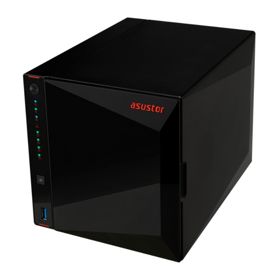 Asustor AS5304T, 4-Bay NAS, Intel Celeron J4105 Quad-Core 1.5 GHz (burst up 2.5 GHz), 4 GB SO-DIMM DDR4,4 x 2.5"/3.5" SATA3 HDD or SSD 2.5 GbE x 2, USB 3.2 Gen 1 Type A x 3, WOW (Wake on WAN), WOL, System Sleep Mode, AES-NI hardware encryption Asustor AS5304T, 4-Bay NAS, Intel Celeron J4105 Quad-Core 1.5 GHz (burst up 2.5 GHz), 4 GB SO-DIMM DDR4,4 x 2.5"/3.5" SATA3 HDD or SSD 2.5 GbE x 2, USB 3.2 Gen 1 Type A x 3, WOW (Wake on WAN), WOL, System Sleep Mode, AES-NI hardware encryption