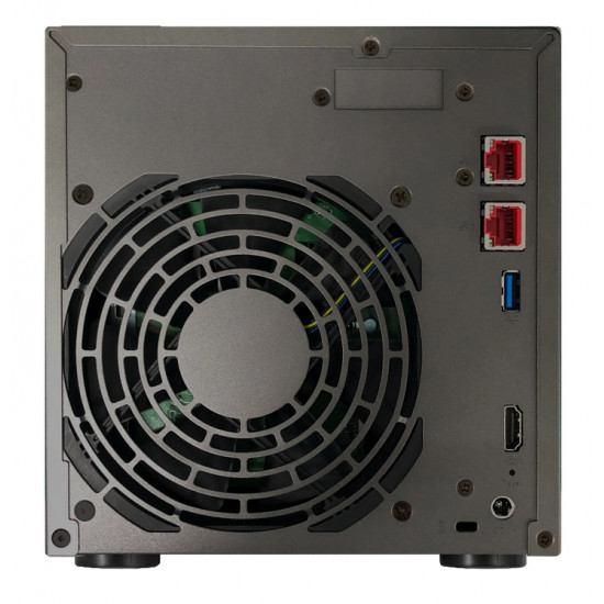 Asustor Lockerstor AS6704T,4 Bay NAS, Intel Jasper Lake Quad-Core 2.0GHz, 4GB RAM DDR4, 2.5GbE x 2, M.2 SSD Slotsx4 (Diskless), USB 3.2 Gen 2x2, Ttoolless installation, with hot-swappable tray, hardware encryption, MyArchive, EZ connect, EZ Sync, Black