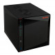 Asustor Nimbustor AS5404T, 4 Bay NAS, Quad-Core 2.0GHz CPU, Dual 2.5GbE Ports, 4GB SO-DIMM DDR4 (Max. 16GB), Four M.2 SSD Slots (Diskless), 3x USB 3.2 Gen 1 Type A, WOW (Wake on WAN), WOL, System Sleep Mode, AES-NI hardware, encryption, Black