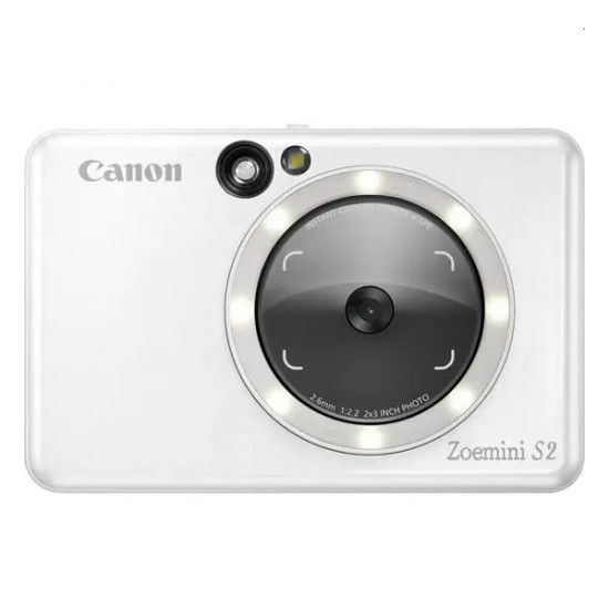Canon instant camera printer Zoemini S2 ZV223, Pearl White Canon instant camera printer Zoemini S2 ZV223, Pearl White