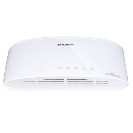 D-Link 5-Port 10/100/1000Mbps Copper Gigabit Ethernet Switch D-Link 5-Port 10/100/1000Mbps Copper Gigabit Ethernet Switch