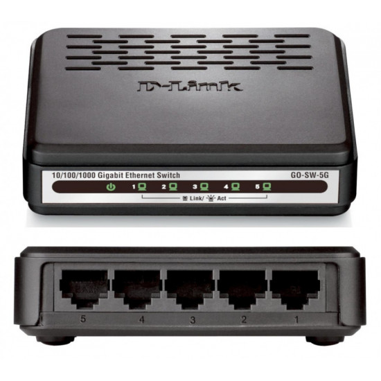 D-Link 5-Port Gigabit Easy Desktop Switch
