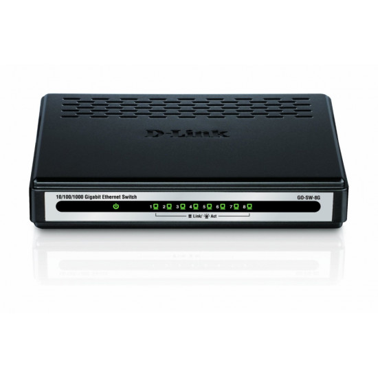 D-Link 8-Port Gigabit Easy Desktop Switch D-Link 8-Port Gigabit Easy Desktop Switch