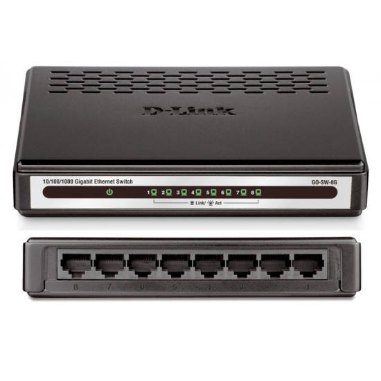 D-Link 8-Port Gigabit Easy Desktop Switch D-Link 8-Port Gigabit Easy Desktop Switch