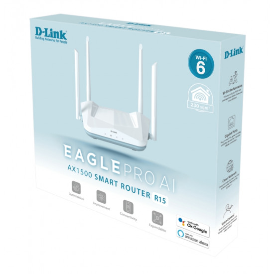 D-Link EAGLE PRO AI AX1500 Smart Router D-Link EAGLE PRO AI AX1500 Smart Router