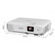 Epson EB-W06, WXGA (1280 x 800, 16:10), 3700 ANSI lumens, 16 000:1, HDMI, USB, WLAN (optional), Speakers, 24 months, Lamp: 12 months or 1000 h, White Epson EB-W06, WXGA (1280 x 800, 16:10), 3700 ANSI lumens, 16 000:1, HDMI, USB, WLAN (optional), Speakers, 24 months, Lamp: 12 months or 1000 h, White
