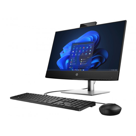 Компютър HP ProOne 440 G9 R All-in-One, Core i5-13500T(up to 4.6GHz/24MB/14C), 23.8" FHD IPS non-Touch, 16GB 3200Mhz 1DIMM, 512GB PCIe SSD, DVDRW, MCR, HP 125 Wired Mouse, HP USB 320K Keyboard, Wi-Fi 6E + BT 5.3, Win 11 Pro, 2Y NBD On Site Компютър HP ProOne 440 G9 R All-in-One, Core i5-13500T(up to 4.6GHz/24MB/14C), 23.8" FHD IPS non-Touch, 16GB 3200Mhz 1DIMM, 512GB PCIe SSD, DVDRW, MCR, HP 125 Wired Mouse, HP USB 320K Keyboard, Wi-Fi 6E + BT 5.3, Win 11 Pro, 2Y NBD On Site