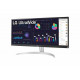 LG 29WQ600-W, 29" UltraWide Full HD, IPS Panel, 1ms MBR, 1000:1, 250 cd/m2, 21:9, 2560 x 1080, HDR 10, sRGB 99%, FreeSync, 100Hz, USB Type-C, Speacers, HDMI, DP, Tilt, Headphone Out, Black