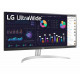 LG 29WQ600-W, 29" UltraWide Full HD, IPS Panel, 1ms MBR, 1000:1, 250 cd/m2, 21:9, 2560 x 1080, HDR 10, sRGB 99%, FreeSync, 100Hz, USB Type-C, Speacers, HDMI, DP, Tilt, Headphone Out, Black