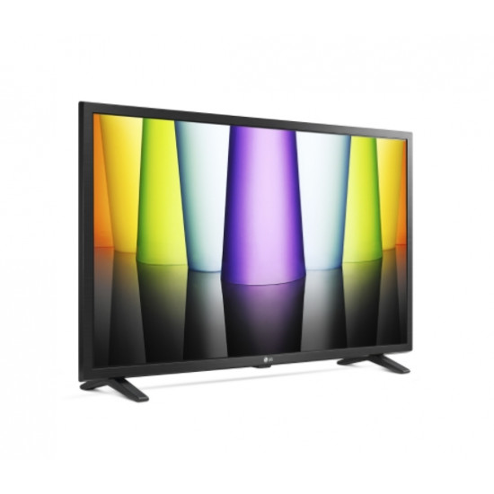 Телевизор LG 32LQ63006LA, 32" LED Full HD TV, 1920x1080, DVB-T2/C/S2, webOS Smart, Virtual surround Plus, Dolby Audio, WiFi, Active HDR, HDMI, Airplay2, CI, LAN, USB, Bluetooth, Two Pole Stand, Black