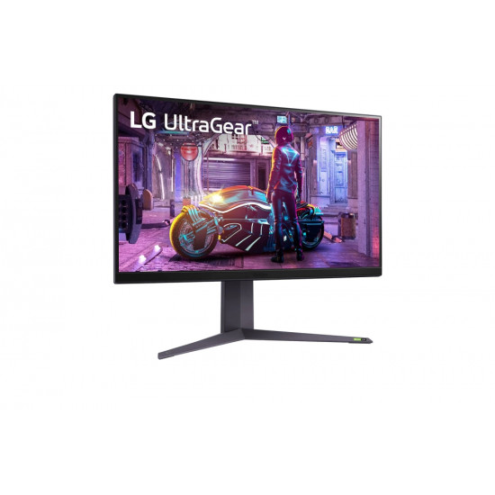 LG 32GQ850-B, 31.5" UltraGear Nano IPS with ATW, AG, 1ms GtG, 1000:1, 450cd/m2, QHD (2560x1440), 240Hz, Reader Mode, FreeSync, G-SYNC, VRR, HDR 600, DCI-P3 98%, USB, HDMI, DisplayPort, Height Adjustable, Pivot, Tilt, Headphone out,  Black
