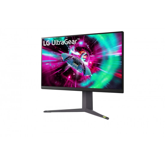 LG 32GR93U-B, 32", UltraGear IPS 1ms, AG, UHD 4K (3840x2160), 144Hz, HDR 400, 700:1, 400cd/m2, DCI-P3 95%, USB3.0 (1up/2down), VRR, AMD Free-sync, NVIDIA G-Sync, HDMI, DisplayPort, Height Adjustable, Pivot, Tilt, Headphone Out, Black
