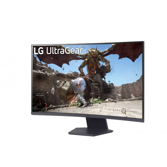 LG 32GS60QC-B, 31.5" UltraGear Curved Gaming VA, AG, 1ms, 180Hz, 3000:1, 300cd/m2, QHD (2560x1440), AMD FreeSync, HDR 10, sRGB 99%, HDMI, DisplayPort, Tilt, Headphone out, Black LG 32GS60QC-B, 31.5" UltraGear Curved Gaming VA, AG, 1ms, 180Hz, 3000:1, 300cd/m2, QHD (2560x1440), AMD FreeSync, HDR 10, sRGB 99%, HDMI, DisplayPort, Tilt, Headphone out, Black