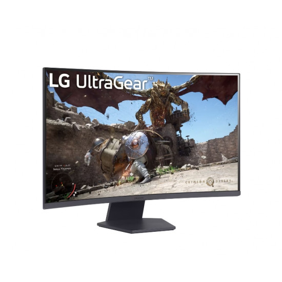 LG 32GS60QC-B, 31.5" UltraGear Curved Gaming VA, AG, 1ms, 180Hz, 3000:1, 300cd/m2, QHD (2560x1440), AMD FreeSync, HDR 10, sRGB 99%, HDMI, DisplayPort, Tilt, Headphone out, Black LG 32GS60QC-B, 31.5" UltraGear Curved Gaming VA, AG, 1ms, 180Hz, 3000:1, 300cd/m2, QHD (2560x1440), AMD FreeSync, HDR 10, sRGB 99%, HDMI, DisplayPort, Tilt, Headphone out, Black