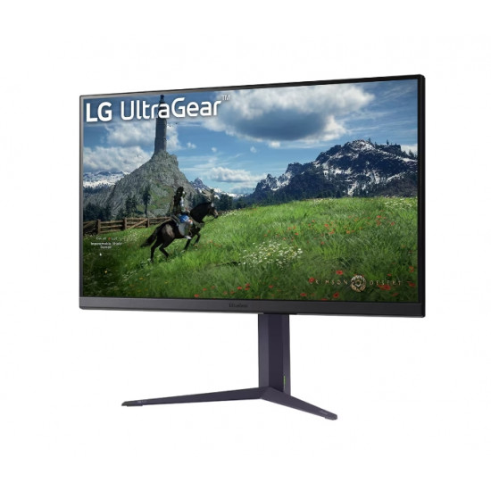 LG 32GS85Q-B, 31.5" UltraGear Nano IPS 1ms, AG, 180Hz, 1000:1, 350cd/m2, QHD (2560x1440), AMD FreeSync, NVIDIA G-SYNC, HDR 10, DCI-P3 98%, USB, HDMI, DisplayPort, Reader mode, Dynamic Action Sync, Headphone out, Height Adjustable,Tilt, Swivel, Black LG 32GS85Q-B, 31.5" UltraGear Nano IPS 1ms, AG, 180Hz, 1000:1, 350cd/m2, QHD (2560x1440), AMD FreeSync, NVIDIA G-SYNC, HDR 10, DCI-P3 98%, USB, HDMI, DisplayPort, Reader mode, Dynamic Action Sync, Headphone out, Height Adjustable,Tilt, Swivel, Black