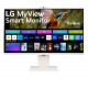 LG 32SR85U-W, 31.5" IPS Smart webOS, Full HD Web cam, AG, 5ms, 1000:1, 400cd/m, DCI-P3 95%, 4K UHD (3840x2160), ThinQ, HDR 10, HDMI, USB Type-C-PD 90W, Wi-Fi B/in, AirPlay 2, Bluetooth, Speakers 5W x 2, Height Adjustable, Tilt, White LG 32SR85U-W, 31.5" IPS Smart webOS, Full HD Web cam, AG, 5ms, 1000:1, 400cd/m, DCI-P3 95%, 4K UHD (3840x2160), ThinQ, HDR 10, HDMI, USB Type-C-PD 90W, Wi-Fi B/in, AirPlay 2, Bluetooth, Speakers 5W x 2, Height Adjustable, Tilt, White