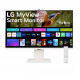 LG 32SR85U-W, 31.5" IPS Smart webOS, Full HD Web cam, AG, 5ms, 1000:1, 400cd/m, DCI-P3 95%, 4K UHD (3840x2160), ThinQ, HDR 10, HDMI, USB Type-C-PD 90W, Wi-Fi B/in, AirPlay 2, Bluetooth, Speakers 5W x 2, Height Adjustable, Tilt, White LG 32SR85U-W, 31.5" IPS Smart webOS, Full HD Web cam, AG, 5ms, 1000:1, 400cd/m, DCI-P3 95%, 4K UHD (3840x2160), ThinQ, HDR 10, HDMI, USB Type-C-PD 90W, Wi-Fi B/in, AirPlay 2, Bluetooth, Speakers 5W x 2, Height Adjustable, Tilt, White