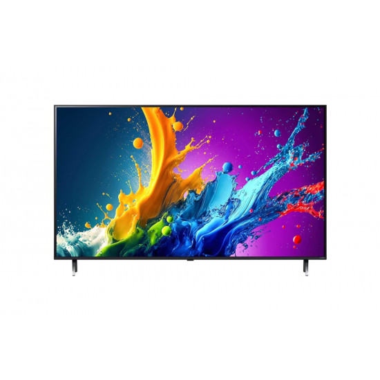 Телевизор LG 55QNED80T3A, 55" 4K QNED HDR Smart TV, 3840x2160, DVB-T2/C/S2, Alpha 5 AI 4K Gen7, HDR 10 PRO, webOS 24 ThinQ, 4K Upscaling, WiFi 5, Voice Controll, Bluetooth 5.1, AirPlay 2, LAN, CI, HDMI, SPDIF, 2 pole Stand , Silver Телевизор LG 55QNED80T3A, 55" 4K QNED HDR Smart TV, 3840x2160, DVB-T2/C/S2, Alpha 5 AI 4K Gen7, HDR 10 PRO, webOS 24 ThinQ, 4K Upscaling, WiFi 5, Voice Controll, Bluetooth 5.1, AirPlay 2, LAN, CI, HDMI, SPDIF, 2 pole Stand , Silver