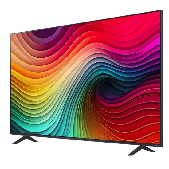 Телевизор LG 50NANO81T3A, 50" 4K HDR Smart Nano Cell TV, 3840x2160, DVB-T2/C/S2, AI Alpha 5 Gen7, HDR 10 PRO, webOS 24, ThinQ AI, WiFi, Clear Voice, AI Upscaling, Bluetooth, Hdmi, CI, LAN, AirPlay2, SPDIF, 2 Pole stand, Titan Телевизор LG 50NANO81T3A, 50" 4K HDR Smart Nano Cell TV, 3840x2160, DVB-T2/C/S2, AI Alpha 5 Gen7, HDR 10 PRO, webOS 24, ThinQ AI, WiFi, Clear Voice, AI Upscaling, Bluetooth, Hdmi, CI, LAN, AirPlay2, SPDIF, 2 Pole stand, Titan