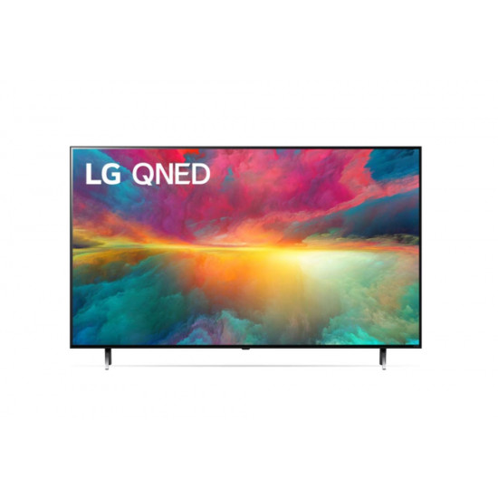 Телевизор LG 50QNED773RB, 50" 4K QNED HDR Smart TV, 3840x2160, DVB-T2/C/S2, Alpha 5 AI 4K Gen6, HDR10/HLG, webOS 23 ThinQ, 4K Upscaling, WiFi 5, Voice Controll, Bluetooth 5.0, AirPlay 2, LAN, CI, HDMI, SPDIF,USB Input, 2 pole Stand, Black