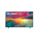 Телевизор LG 50QNED773RB, 50" 4K QNED HDR Smart TV, 3840x2160, DVB-T2/C/S2, Alpha 5 AI 4K Gen6, HDR10/HLG, webOS 23 ThinQ, 4K Upscaling, WiFi 5, Voice Controll, Bluetooth 5.0, AirPlay 2, LAN, CI, HDMI, SPDIF,USB Input, 2 pole Stand, Black