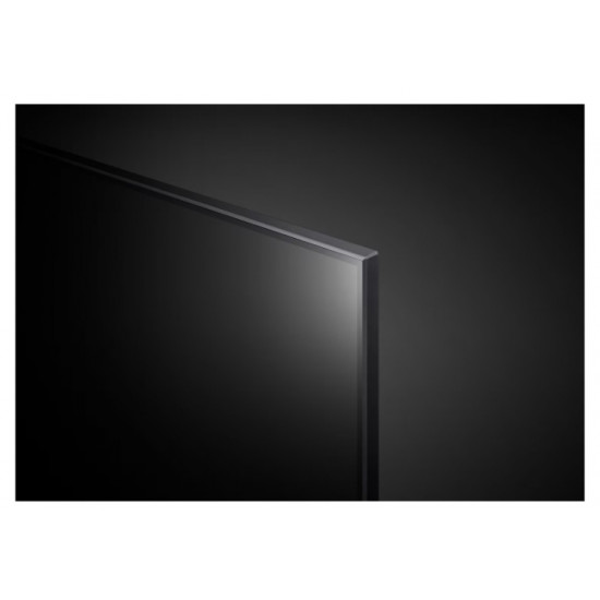 Телевизор LG 50QNED773RB, 50" 4K QNED HDR Smart TV, 3840x2160, DVB-T2/C/S2, Alpha 5 AI 4K Gen6, HDR10/HLG, webOS 23 ThinQ, 4K Upscaling, WiFi 5, Voice Controll, Bluetooth 5.0, AirPlay 2, LAN, CI, HDMI, SPDIF,USB Input, 2 pole Stand, Black