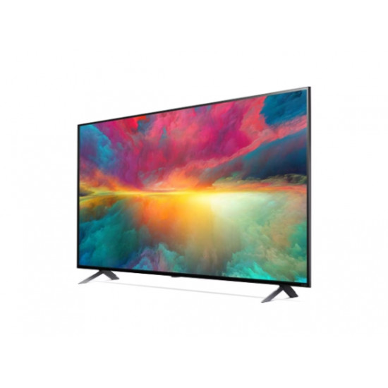 Телевизор LG 50QNED773RB, 50" 4K QNED HDR Smart TV, 3840x2160, DVB-T2/C/S2, Alpha 5 AI 4K Gen6, HDR10/HLG, webOS 23 ThinQ, 4K Upscaling, WiFi 5, Voice Controll, Bluetooth 5.0, AirPlay 2, LAN, CI, HDMI, SPDIF,USB Input, 2 pole Stand, Black