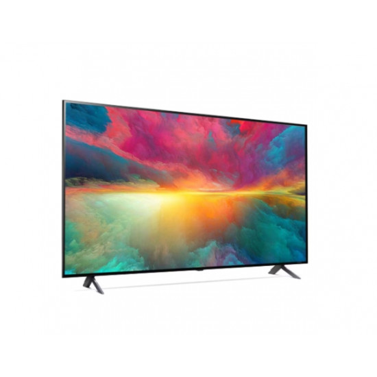 Телевизор LG 50QNED773RB, 50" 4K QNED HDR Smart TV, 3840x2160, DVB-T2/C/S2, Alpha 5 AI 4K Gen6, HDR10/HLG, webOS 23 ThinQ, 4K Upscaling, WiFi 5, Voice Controll, Bluetooth 5.0, AirPlay 2, LAN, CI, HDMI, SPDIF,USB Input, 2 pole Stand, Black