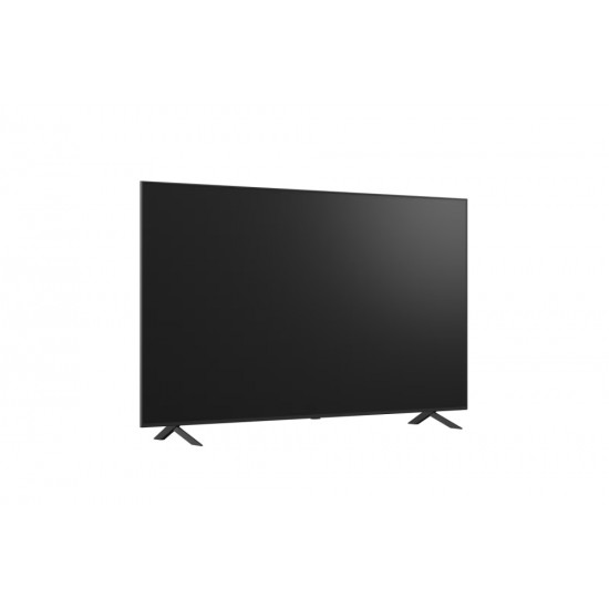 Телевизор LG 65QNED80A3A, 65" 4K QNED HDR Smart TV, 3840x2160, DVB-T2/C/S2, Alpha 7 AI Processor, HDR10 / HLG, webOS 25 ThinQ, VRR / ALLM / HGiG, 4K Upscaling, WiFi 5, Voice Controll, Bluetooth 5.1, AirPlay 2, LAN, CI, HDMI, SPDIF, Google Cast, 2 pol