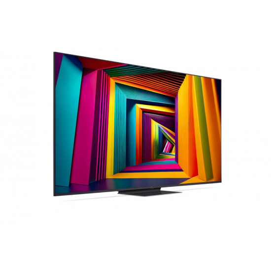 Телевизор LG 65UT91003LA, 65" 4K UltraHD TV 4K (3840 x 2160), DVB-T2/C/S2, webOS 24 Smart TV, ThinQ AI, Alpha 5 AI 4K Gen7, WiFi, HDR10 pro, HLG, ALLM/HGiG, AI Upscaling, AI Sound(Virtual 9.1.2 Up-mix), AirPlay, Quick Card, HDMI eARC, CI, LAN, USB, B Телевизор LG 65UT91003LA, 65" 4K UltraHD TV 4K (3840 x 2160), DVB-T2/C/S2, webOS 24 Smart TV, ThinQ AI, Alpha 5 AI 4K Gen7, WiFi, HDR10 pro, HLG, ALLM/HGiG, AI Upscaling, AI Sound(Virtual 9.1.2 Up-mix), AirPlay, Quick Card, HDMI eARC, CI, LAN, USB, B