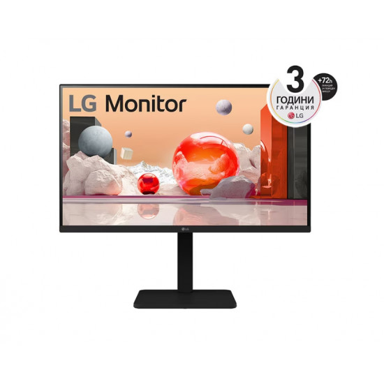 LG 27BA550-B, 27" IPS LED AG, 5ms GTG, 1300:1, 250cd/m2, Full HD 1920x1080, 100Hz, sRGB 99%, Usb Hub, D-Sub, Display Port, HDMI, Speakers 2Wx2, Reader Mode, Tilt, Swivel, Height Adjustable, Pivot, LG Switch app, Headphone Out, Black LG 27BA550-B, 27" IPS LED AG, 5ms GTG, 1300:1, 250cd/m2, Full HD 1920x1080, 100Hz, sRGB 99%, Usb Hub, D-Sub, Display Port, HDMI, Speakers 2Wx2, Reader Mode, Tilt, Swivel, Height Adjustable, Pivot, LG Switch app, Headphone Out, Black