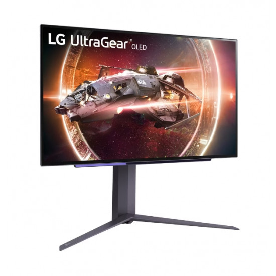 LG 27GS95QE-B, 26.5", UltraGear OLED 0.03ms (GtG), AG, QHD (2560x1440), 240Hz, HDR400, 275 cd/m2, 1 500 000:1, 1000cd/m2, DCI-P3 98.5%, USB3.0 (1up/2down), VRR, AMD Free-sync, NVIDIA G-Sync, HDMI, DP, Height Adjustable, Pivot, Tilt, Swive, Headphon LG 27GS95QE-B, 26.5", UltraGear OLED 0.03ms (GtG), AG, QHD (2560x1440), 240Hz, HDR400, 275 cd/m2, 1 500 000:1, 1000cd/m2, DCI-P3 98.5%, USB3.0 (1up/2down), VRR, AMD Free-sync, NVIDIA G-Sync, HDMI, DP, Height Adjustable, Pivot, Tilt, Swive, Headphon