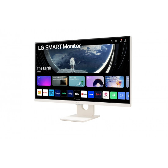 LG 27SR50F-W, 27" IPS Smart webOS23, Anti-Glare, 5ms, 1000:1, 250cd/m, FHD 1920x1080, HDR 10, HDMI, USB, Wi-Fi B/in, Reader Mode, Speakers 5W x 2, Tilt, Black LG 27SR50F-W, 27" IPS Smart webOS23, Anti-Glare, 5ms, 1000:1, 250cd/m, FHD 1920x1080, HDR 10, HDMI, USB, Wi-Fi B/in, Reader Mode, Speakers 5W x 2, Tilt, Black