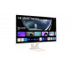 LG 27SR50F-W, 27" IPS Smart webOS23, Anti-Glare, 5ms, 1000:1, 250cd/m, FHD 1920x1080, HDR 10, HDMI, USB, Wi-Fi B/in, Reader Mode, Speakers 5W x 2, Tilt, Black LG 27SR50F-W, 27" IPS Smart webOS23, Anti-Glare, 5ms, 1000:1, 250cd/m, FHD 1920x1080, HDR 10, HDMI, USB, Wi-Fi B/in, Reader Mode, Speakers 5W x 2, Tilt, Black