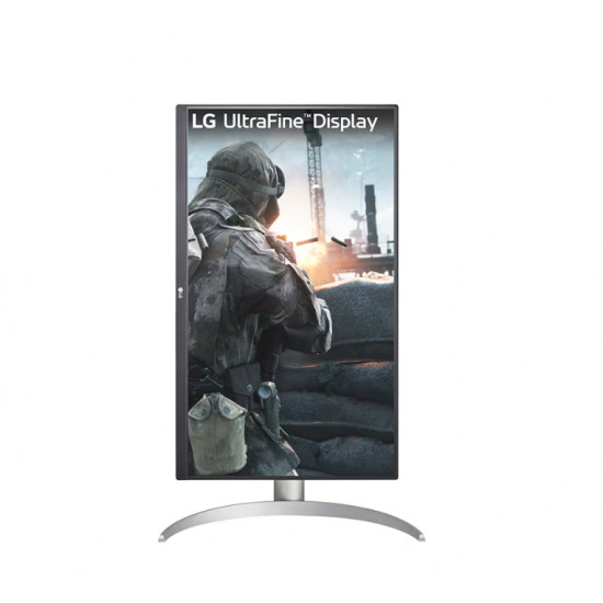 LG 27UP650P-W, 27" UHD 4K IPS AG, DCI-P3 95%, Cinema Screen, 5ms, 1200:1, Mega DFC, 400 cd/m2, 3840x2160, AMD FreeSync, HDR 10, VESA Display HDR 400, HDMI, DisplayPort, FreeSync, Headphone out, Height Adjustable,Pivot Tilt, Reader Mode, Black LG 27UP650P-W, 27" UHD 4K IPS AG, DCI-P3 95%, Cinema Screen, 5ms, 1200:1, Mega DFC, 400 cd/m2, 3840x2160, AMD FreeSync, HDR 10, VESA Display HDR 400, HDMI, DisplayPort, FreeSync, Headphone out, Height Adjustable,Pivot Tilt, Reader Mode, Black