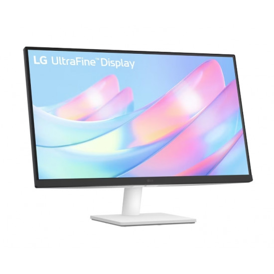 LG 27US500-W, 27" UHD 4K, IPS Panel Anti-Glare, 5ms, 1000:1, 300cd/m, 3840x2160, DCI-P3 90% t, HDR 10, HDMI, DisplayPort, Dynamic Action Sync, LG Switch, Headphone out, Tilt, Black/White