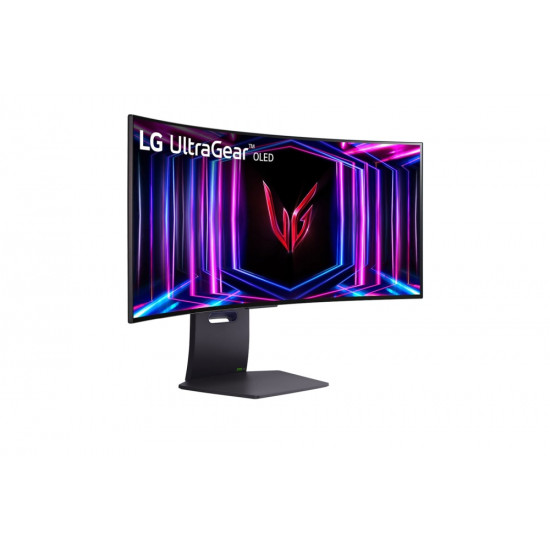 LG 34GS95QE-B, 33.9", OLED UltraGear 21:9 Curved, IPS 0.03 ms, WQHD 4K (3440x1440), 240Hz, HDR 10, 1500000:1, 1300 cd/m2, DCI-P3 98.5%, USB 3.0, VRR, Free-sync, G-Sync, HDMI, DisplayPort, PBP,PIP, Height Adjustable, Pivot, Tilt, Headphone Out, Black LG 34GS95QE-B, 33.9", OLED UltraGear 21:9 Curved, IPS 0.03 ms, WQHD 4K (3440x1440), 240Hz, HDR 10, 1500000:1, 1300 cd/m2, DCI-P3 98.5%, USB 3.0, VRR, Free-sync, G-Sync, HDMI, DisplayPort, PBP,PIP, Height Adjustable, Pivot, Tilt, Headphone Out, Black
